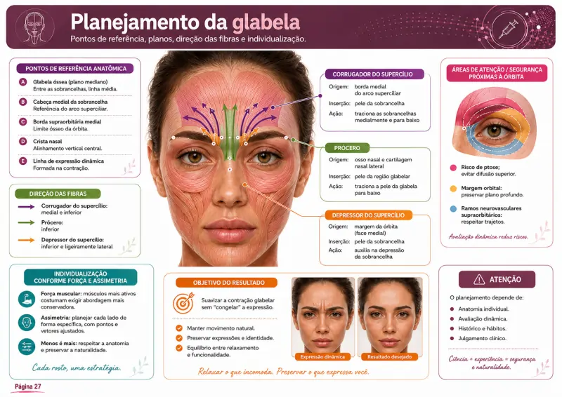 Planejamento da glabela